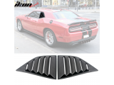 XE V2 Style PP Window Louvers Scoops 2Pc Set